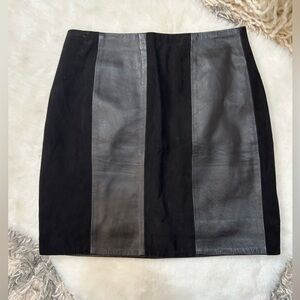 NWOT - L’academie Lynch Leather Skirt (100% leather)
